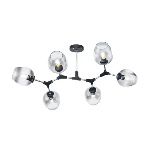 Люстра FR5006CL-06B Деси E27x6 (Черный) FR5006CL-06B - фото
