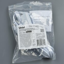 UCX-PT2-L10-300-B WHITE 1 STICKER Провод для подключения светильника ULI-Px к сети 220В, 300 см, 2 контакта, с кнопкой включения, Белый