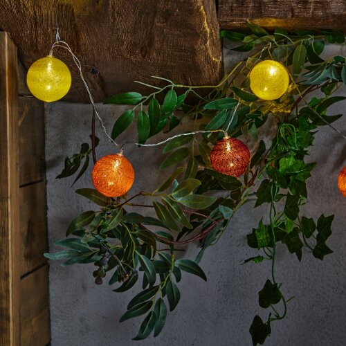 ULD-S0135-010-STB-2AA WARM WHITE IP20 TANGLES-3 Гирлянда светодиодная Клубки-3 на батарейках 2AA не в-к, 1.35м, 10 светодиодов, Теплый белый свет, Провод прозрачный, TM Uniel - фото 5