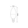 LED-C37-6W-WW-E14-FR-MB PLM11WH Лампа светодиодная, Форма свеча, матовая, Серия Multibright, Теплый белый свет 3000K, 100-50-10. - фото 2