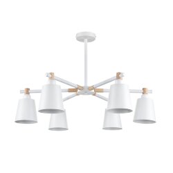 Люстра на штанге «LUMION» 8097/6C, серия: ROSALINA (крепление на планке) - -