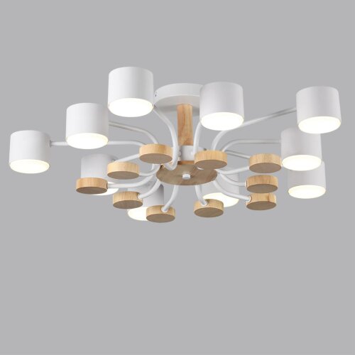 Люстра потолочная «LUMION» 8196/10C, серия: RONDO (крепление на планке). Фото 2.