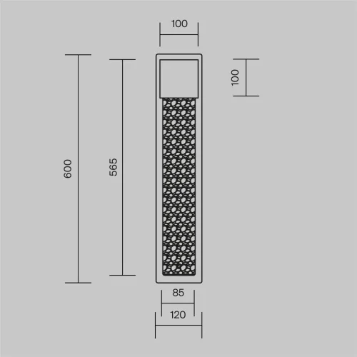 Настенный светильник (бра) Голтик / Golthic 3000К 30Вт (Черный) MOD474WL-L30B3K - фото 2
