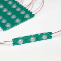 Светодиодный модуль 3 led 6011 MOD89 (1,5W, 12V, green, IP65)