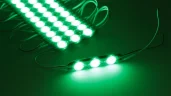Светодиодный модуль 3 led 6011 MOD89 (1,5W, 12V, green, IP65) - фото I