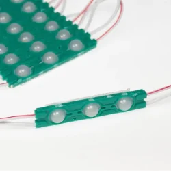 Светодиодный модуль 3 led 6011 MOD89 (1,5W, 12V, green, IP65)