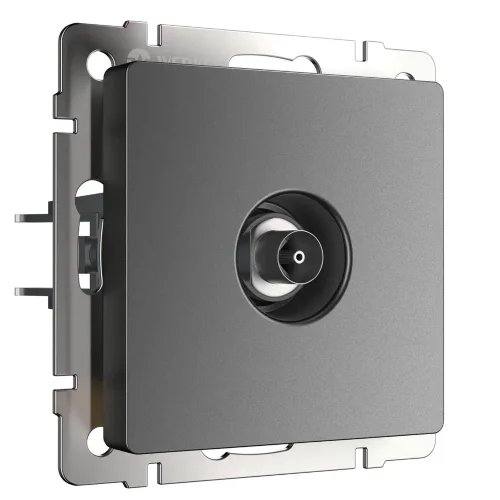 ТВ-розетка оконечная (графит матовый) W1183064 - фото