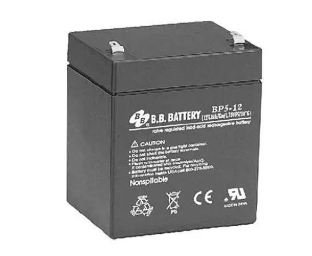 Аккумулятор 12В 5А.ч BP 5-12 B.B. Battery - фото