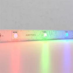 Светодиодная лента 24В 5050 7,2Вт/м Цветная (RGB) 5м IP65 (Белый) 10167