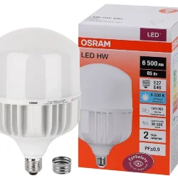 Лампа светодиодная высокой мощности LED HW 65W/6500K (=650W) E27/Е40 170-265V 6500lm - OSRAM