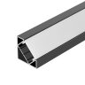 Профиль SL-KANT-H18-2000 BLACK (Arlight, Алюминий) - фото 1