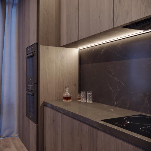 Профиль SL-KANT-H18-2000 BLACK (Arlight, Алюминий) - фото 3