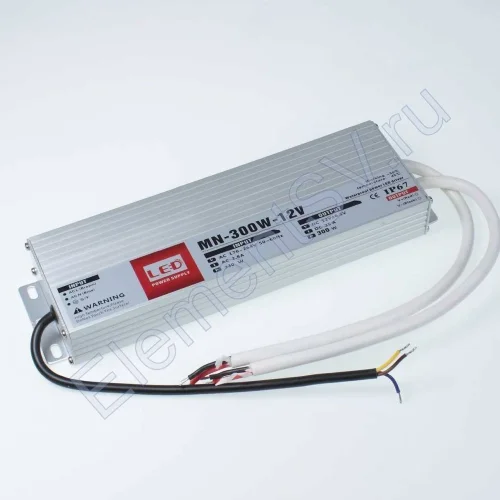 Блок питания MN-300W12V FSB300-12 (12V, 300W, 25A, IP67) - фото.