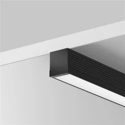 Алюминиевый профиль накладной 8x9 (Черный, 2 м), ALM-0809-B-2M 631002 (Черный)