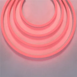 Гибкий неон 1708 24В 9,6Вт/м Красный IP67 5м (Белый) 200501