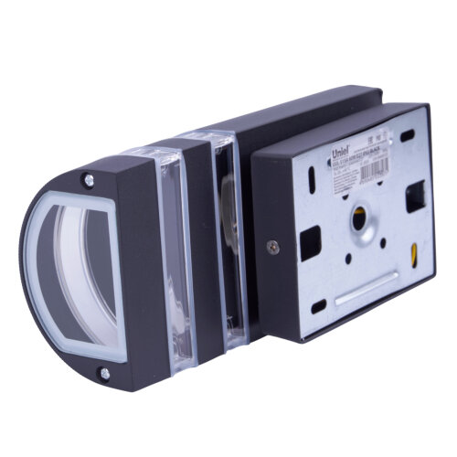 UUL-S15A 60W-E27 IP65 BLACK Светильник уличный, под лампу Е27, Архитектурный накладной, Корпус черный, TM Uniel - фото 3