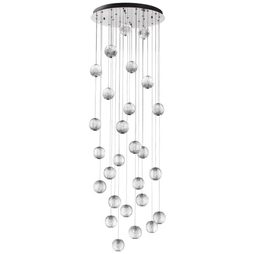 Люстра каскадная «ODEON LIGHT» 5007/120L, серия: CRYSTAL (крепление на планке). Фото 1.