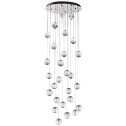 Люстра каскадная «ODEON LIGHT» 5007/120L, серия: CRYSTAL (крепление на планке)