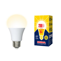 LED-A70-25W-3000K-E27-FR-NR Лампа светодиодная, Форма A, матовая, Серия Norma, Теплый белый свет 3000K, Картон