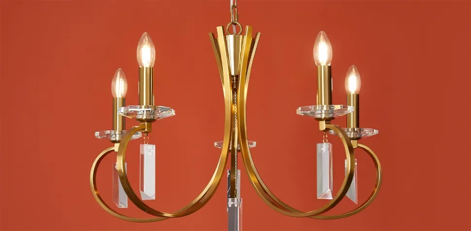 Подвесной светильник Урожай / Harvest (Латунь) FR2040PL-05BS - фото 14