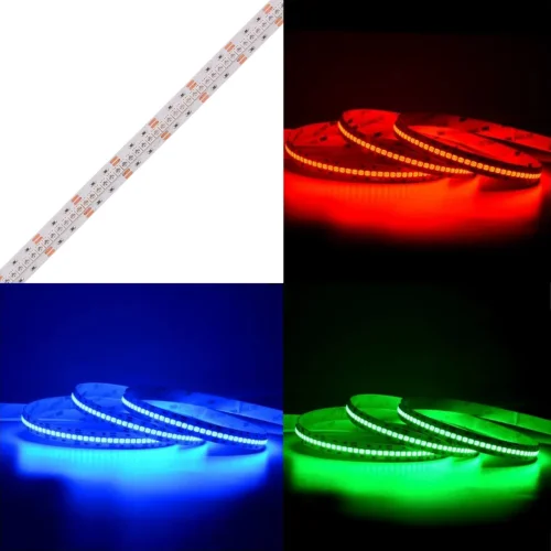 Светодиодная лента LUX class, 3838, 240led/m, RGB, 24V, 18W/m IP20, CRI>80, A220 - фото III