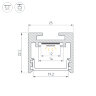 Профиль SL-LINE-2522-2500 WHITE (Arlight, Алюминий) 043110 - фото 5