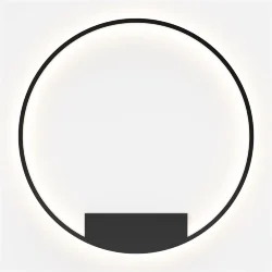 Настенный светильник (бра) Rim 3000-4000К 52Вт (Черный)