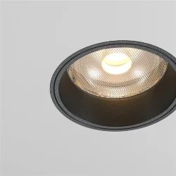 Встраиваемый светильник Фокус / FOCUS LED 12 Вт 3000 К 50° (Черный) DL125-L12-3K-TRS-B