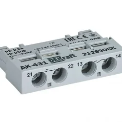 Контакт дополнительный фронтальный 1НО+1НЗ для ВА-431 DEKraft 21269DEK