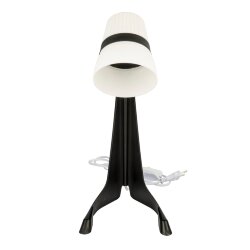 ULO-K22 D-E14-A BLACK-WHITE Светильник настольный, 40W, Цоколь E14, Механический выключатель, Черный с белым