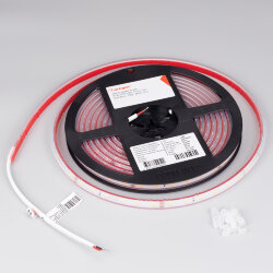 Светодиодная лента герметичная RTW-PFS-А60-11mm 24V White6000 (4.8 W/m, IP68, 2835, 5m) (Arlight, 4.8 Вт/м, IP68) 034157