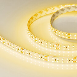 Светодиодная лента RT 2-5000 24V Yellow 2х2 (3528, 1200 LED, LUX) (Arlight, 19.2 Вт/м, IP20) 008774