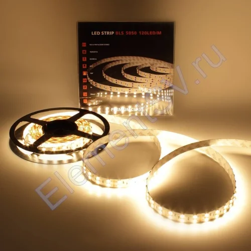 Светодиодная лента Class Premium, 5050, 120 led/m, Warm White, 24V, IP33, А16 - фото 2.