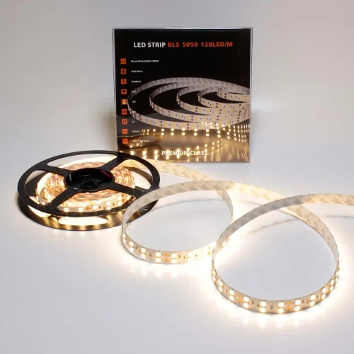 Светодиодная лента Class Premium, 5050, 120 led/m, Warm White, 24V, IP33, А16 - фото I