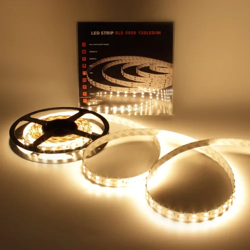 Светодиодная лента Class Premium, 5050, 120 led/m, Warm White, 24V, IP33, А16 - фото II