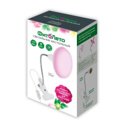 TLI-280 WHITE E27 PLANT Светильник настольный для фитоламп, На прищепке, Цоколь E27, Белый, ТМ ФитоЛето