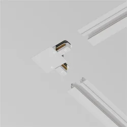 Коннектор L-образный Unity встраиваемый белый (Белый)