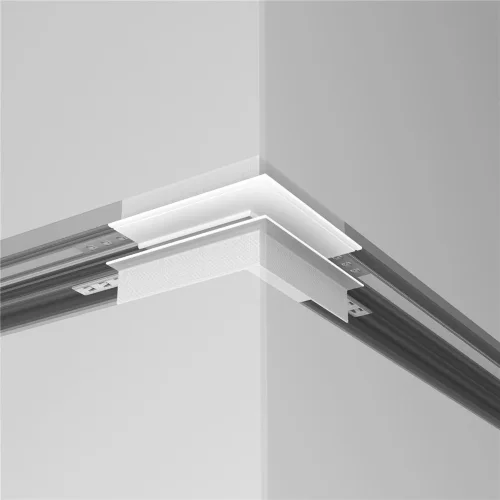 Коннектор внешний Exility встраиваемый под ГКЛ 9,5мм, белый (Белый) - фото 5