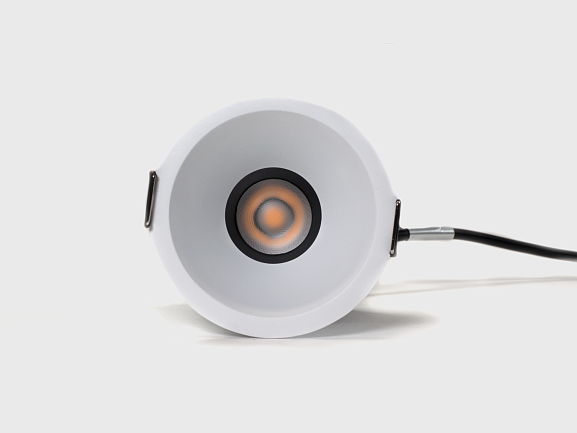 Светильник встраиваемый 12Вт 55° IP65 белый 4000К поворотный RC-D84-12-WH-NW65. Фото 2