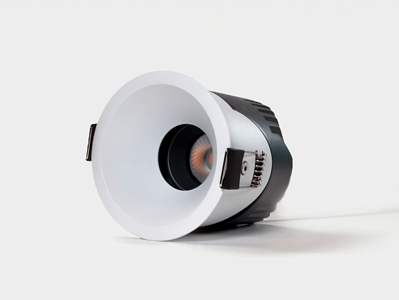 'Светильник встраиваемый 12Вт 55° IP65 белый 4000К поворотный RC-D84-12-WH-NW65 - фото