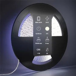 Светодиодная лента Ultra 24В 2835 9,6Вт/м 4000К 50м IP 20 201048 (Белый)