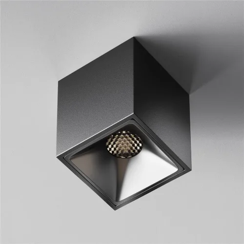 Потолочный светильник Альфа / Alfa LED 8 Вт 4000 К 60° (Черный) C065CL-8W4K-SQ-B - фото 3