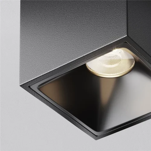 Потолочный светильник Альфа / Alfa LED 8 Вт 4000 К 60° (Черный) C065CL-8W4K-SQ-B - фото 4
