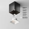 Потолочный светильник Альфа / Alfa LED 8 Вт 4000 К 60° (Черный) C065CL-8W4K-SQ-B - фото 11