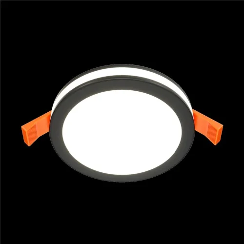 Встраиваемый светильник Phanton 3000K 1x12Вт 120° (Черный) - фото 3