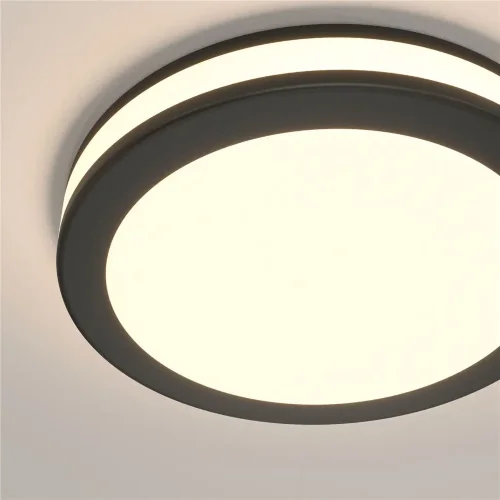 Встраиваемый светильник Phanton 3000K 1x12Вт 120° (Черный) - фото 4