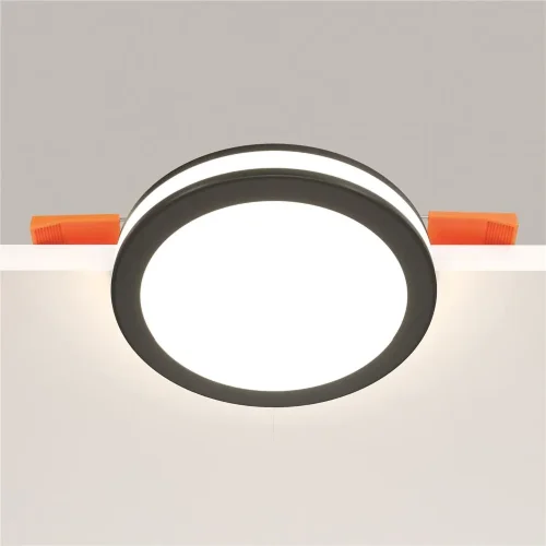 Встраиваемый светильник Phanton 3000K 1x12Вт 120° (Черный) - фото 5