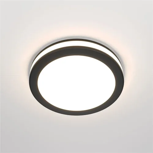 Встраиваемый светильник Phanton 3000K 1x12Вт 120° (Черный) - фото 12