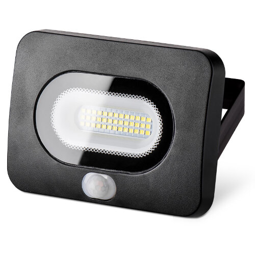Светодиодный прожектор WOLTA WFL-20W/05s 20Вт 5700K IP65 с Датчиком - фото 1.