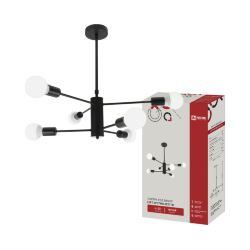 Люстра под лампу LOFT SPUTNIK-6E27-BL 6хЕ27 черный IN HOME